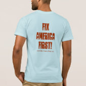 FixAmericaFirst! T-shirt (Achterkant)