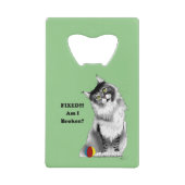 Fixed Kitty Creditkaart Flessenopener (Voorkant)