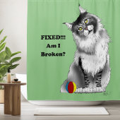 Fixed Kitty Douchegordijn