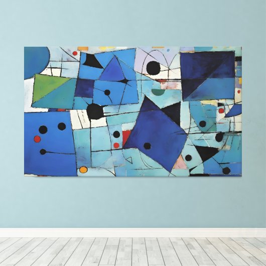 Fixed Smile Melody beroemd gemaakt door Ken Gage Canvas Afdruk (Insitu (Houten vloer))