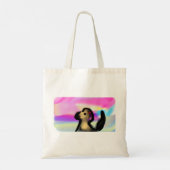fixeer ogen Jezus Tote Bag (Achterkant)