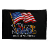 fixer of all things mechanic dad kussensloop (Achterkant)