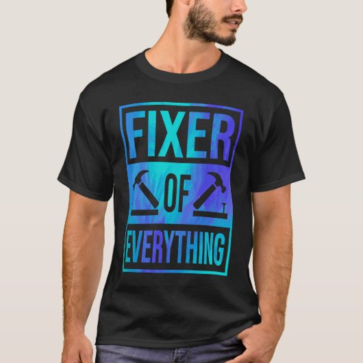 Fixer Of Everything Car Automobile Mechanic Car Re T-shirt (Voorkant)