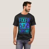 Fixer Of Everything Car Automobile Mechanic Car Re T-shirt (Voorkant volledig)