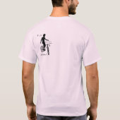 Fixie - één fiets één versnelling Trackstand T-shirt (Achterkant)