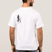 Fixie - één fiets één versnelling Trackstand T-shirt (Achterkant)