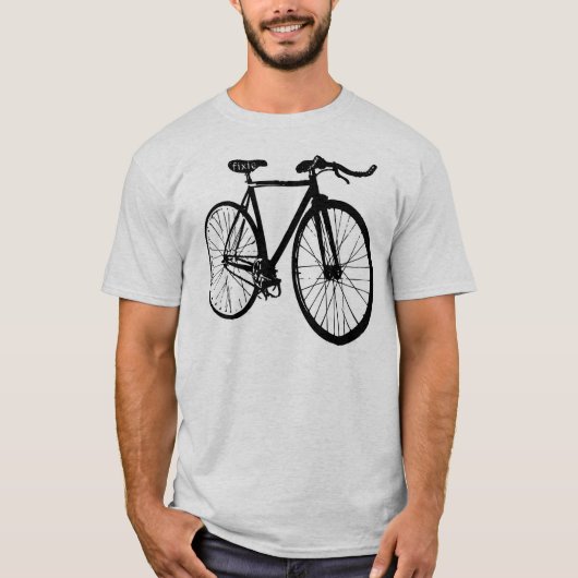 fixie t-shirt (Voorkant)