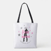 Fixin' The Bride Disco Bachelorette ID925 Tote Bag (Achterkant)
