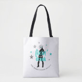 Fixin' The Posse Disco Bachelorette Blauwgroen ID9 Tote Bag (Voorkant)