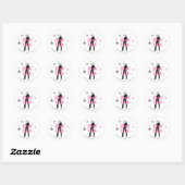 Fixin' The Posse Disco Bachelorette ID925 Ronde Sticker (Vel)