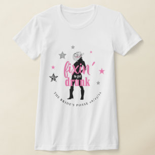 Fixin' The Posse Disco Bachelorette ID925 T-shirt
