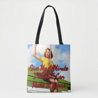 Fixing Antenna 1950 door Gil Elvgren Tote Bag