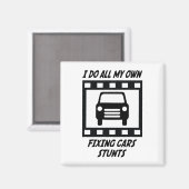 Fixing Cars Stunts Magneet (Voorkant / Achterkant)