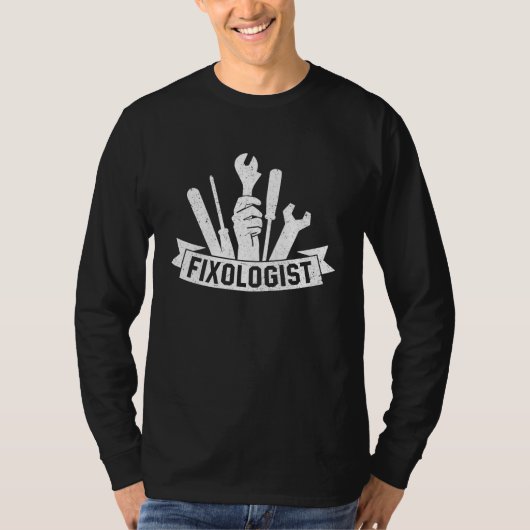 Fixologe autotechnicus motorvoertuig Ca T-shirt (Voorkant)