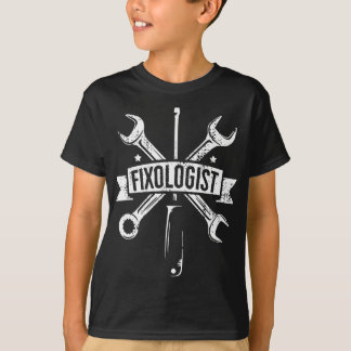 Fixoloog Grappige ambachtslieden Wrench Mr Fix It T-shirt