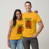 Fizz Force Soda Cop T-Shirt – Grappig Retro (Unisex)