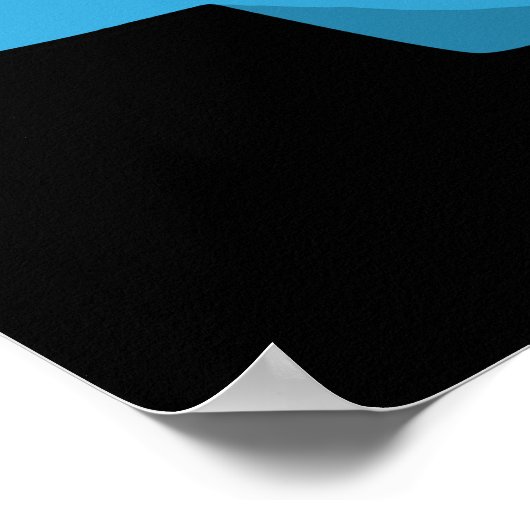 Fizzic Fit Funny Fizzy Cola Pun Dark BG Poster (Hoek)