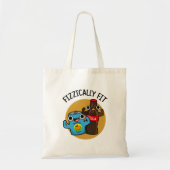 Fizzic Fit Funny Fizzy Cola Pun Tote Bag (Voorkant)