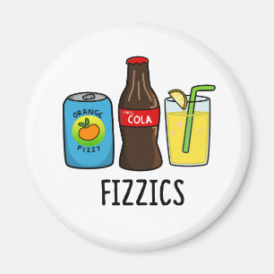 Fizzics Cute Fizzy Cola Drink Pun Magneet
