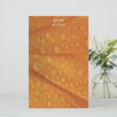 fizzie oranje briefpapier (Staand voorkant)