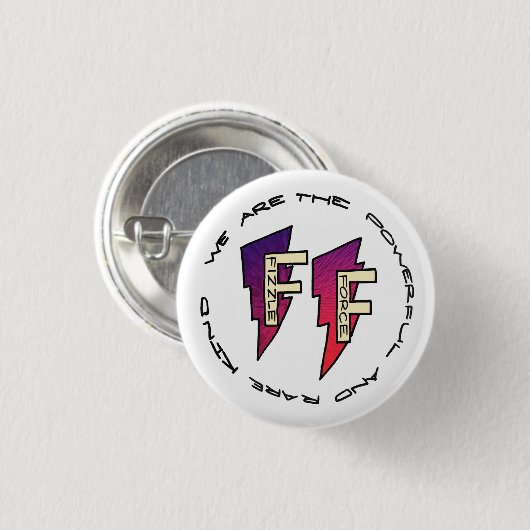 Fizzle Force Logo Ronde Button 3,2 Cm (Voorkant /achterkant)