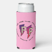 Fizzle Force Logo Seltzer Blikjeskoeler (Seltzer Voorkant)