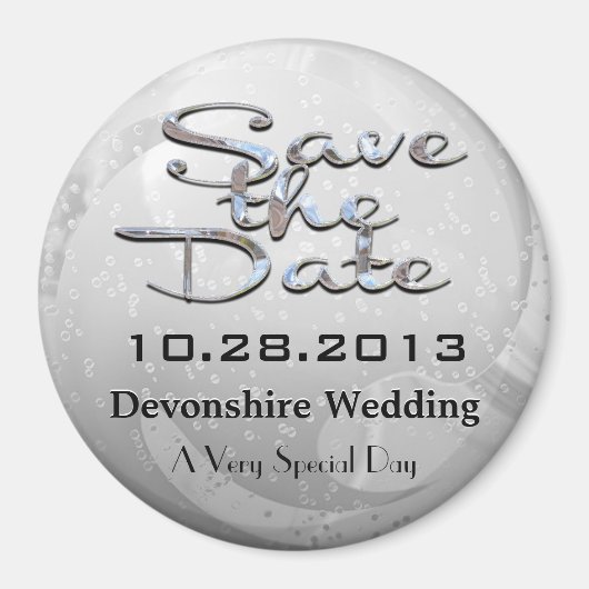 Fizzle Fun De datummagneet opslaan Magneet (Voorkant)