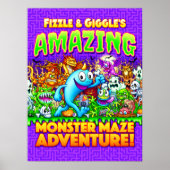 Fizzle & Giggle's Amazing Monster Maze Adventure! Poster (Voorkant)