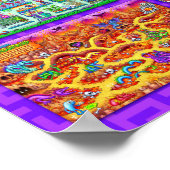 Fizzle & Giggle's Amazing Monster Maze Poster (Hoek)