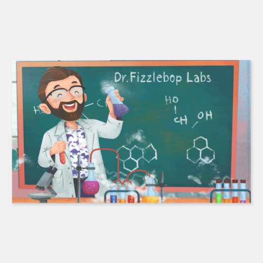 Fizzlebop Labs Stickers (Voorkant)