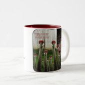 Fizzledorfs Crane Boerderij Tweekleurige Koffiemok (Voorkant rechts)