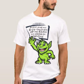 Fizzlewhimsy regeert als de groene kabouter t-shirt (Voorkant)