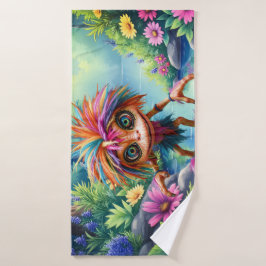 Fizzwiggle de Regenboog Schelmenstreek Sprite. Bad Handdoek