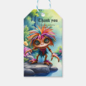 Fizzwiggle de Regenboog Schelmenstreek Sprite. Cadeaulabel (Voorkant)