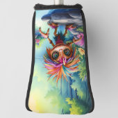 Fizzwiggle de Regenboog Schelmenstreek Sprite. Golfheadcover (Draai 90)