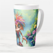 Fizzwiggle de Regenboog Schelmenstreek Sprite. Latte Mok (Rechterhoek)