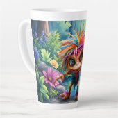 Fizzwiggle de Regenboog Schelmenstreek Sprite. Latte Mok (Linkerhoek)