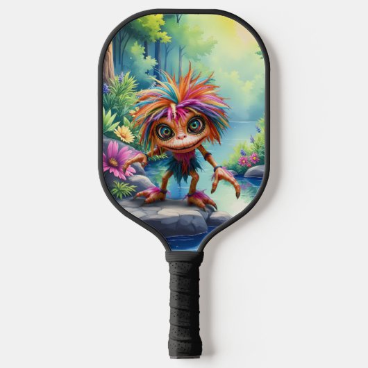 Fizzwiggle de Regenboog Schelmenstreek Sprite. Pickleball Paddle (Voorkant)