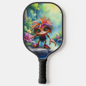 Fizzwiggle de Regenboog Schelmenstreek Sprite. Pickleball Paddle (Achterkant)