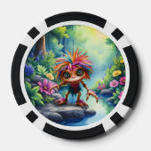 Fizzwiggle de Regenboog Schelmenstreek Sprite. Poker Chips (Achterkant)