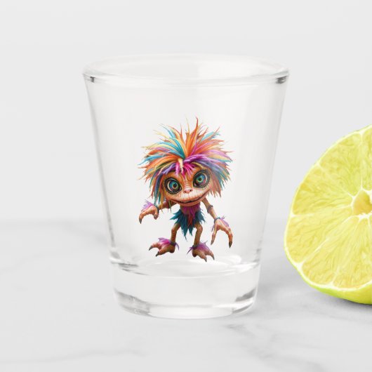 Fizzwiggle de Regenboog Schelmenstreek Sprite. Shot Glas (Voorkant)