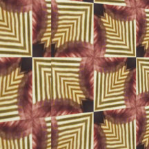 Fizzy aura violet goud geometrische fantasie