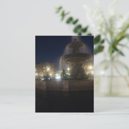 Fizzy avond briefkaart (Staand voorkant)