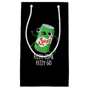 Fizzy come Fizzy Go Funny Soda Pop Pun Dark BG Klein Cadeauzakje