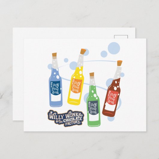 Fizzy Lifting Drink Grafisch Briefkaart (Voorkant / Achterkant)