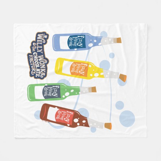 Fizzy Lifting Drink Grafisch Fleece Deken (Voorkant (Horizontaal))