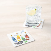Fizzy Lifting Drink Grafisch Kartonnen Onderzetters (Insitu)