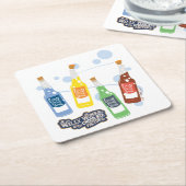 Fizzy Lifting Drink Grafisch Kartonnen Onderzetters (Schuin)