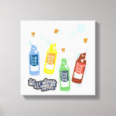 Fizzy Lifting Drink Graphic Canvas Afdruk (Voorkant)