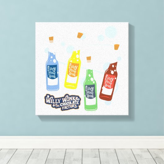 Fizzy Lifting Drink Graphic Canvas Afdruk (Insitu (Houten vloer))